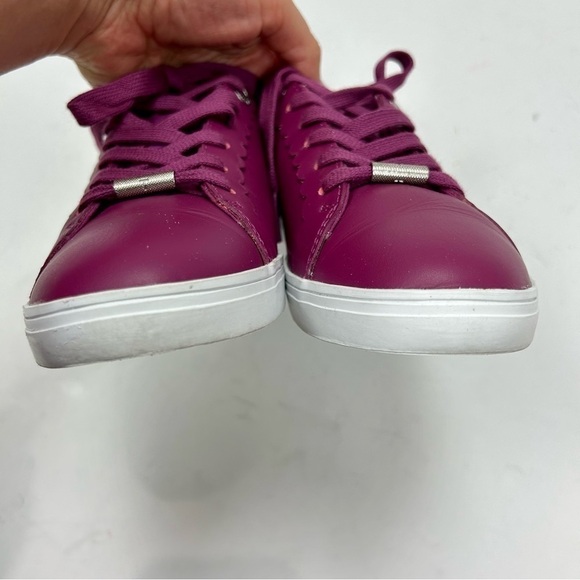 TED BAKER Feeki Leather Lace Up Sneaker Fuchsia Pink Size 5 - Picture 7 of 11